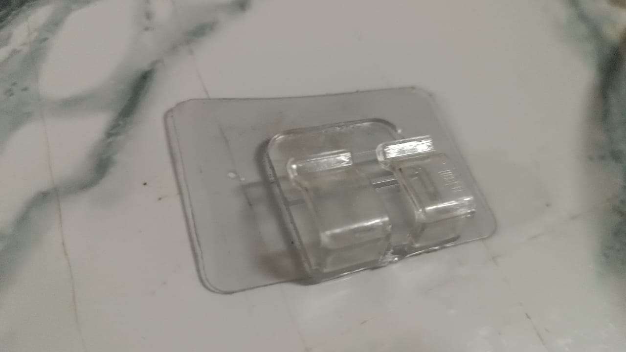 Transparent Self-Adhesive Wall Wire Clip Hold (1 Pc) Transparent Self-Adhesive Wall Wire Clip Hold (1 Pc)